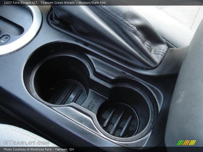 Titanium Green Metallic / Medium/Dark Flint 2007 Ford Escape XLT