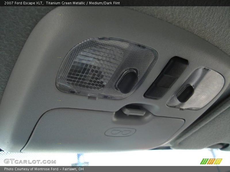 Titanium Green Metallic / Medium/Dark Flint 2007 Ford Escape XLT