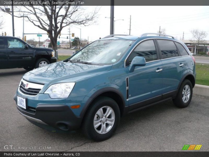 Sea Mist Green / Tan 2008 Saturn VUE XE 3.5 AWD