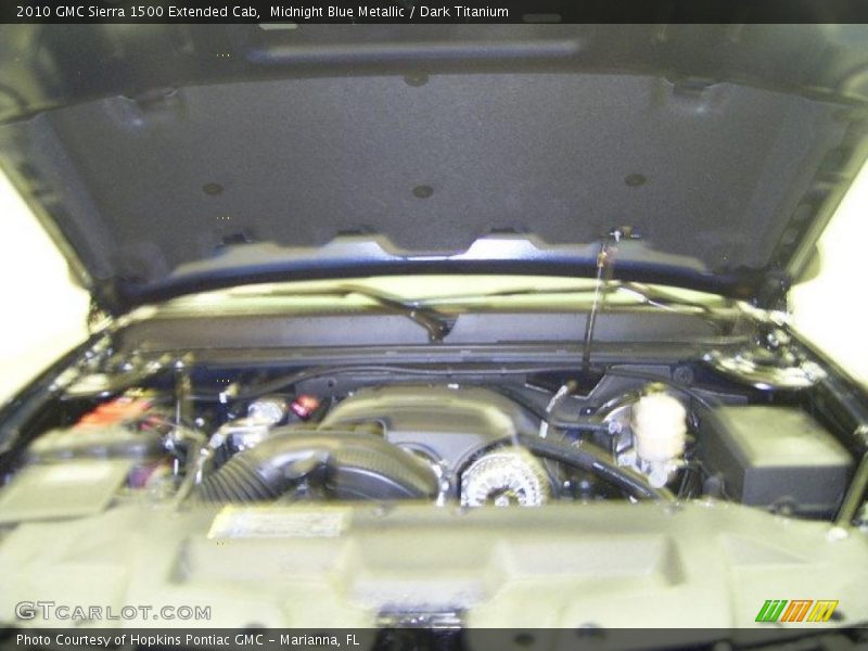Midnight Blue Metallic / Dark Titanium 2010 GMC Sierra 1500 Extended Cab