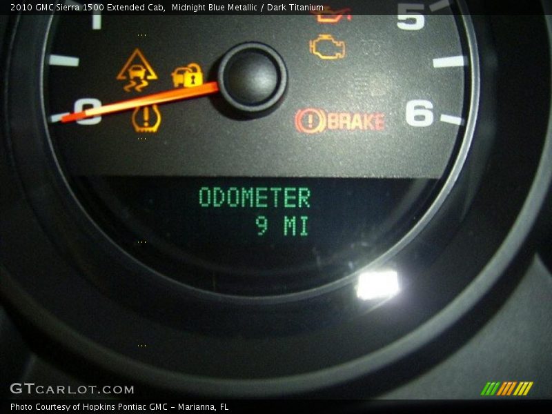 Midnight Blue Metallic / Dark Titanium 2010 GMC Sierra 1500 Extended Cab