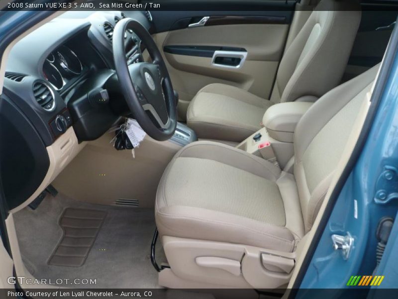 Sea Mist Green / Tan 2008 Saturn VUE XE 3.5 AWD