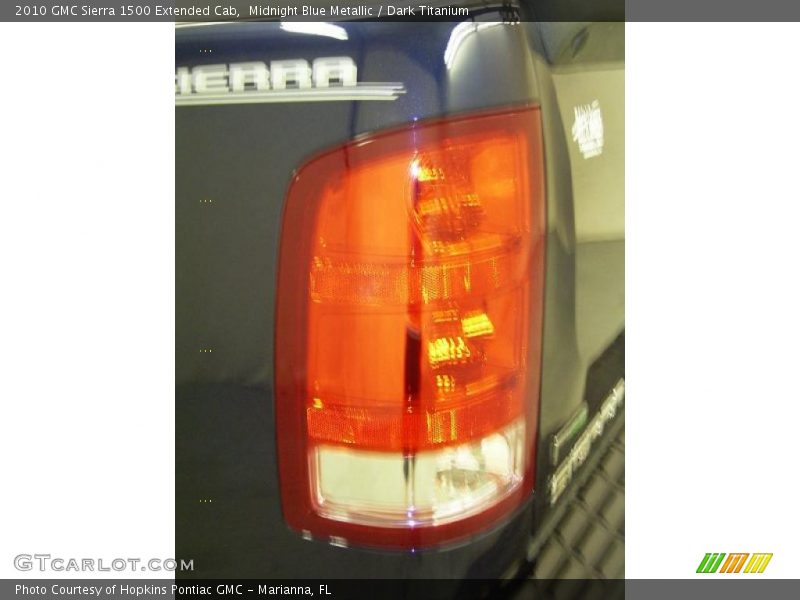 Midnight Blue Metallic / Dark Titanium 2010 GMC Sierra 1500 Extended Cab