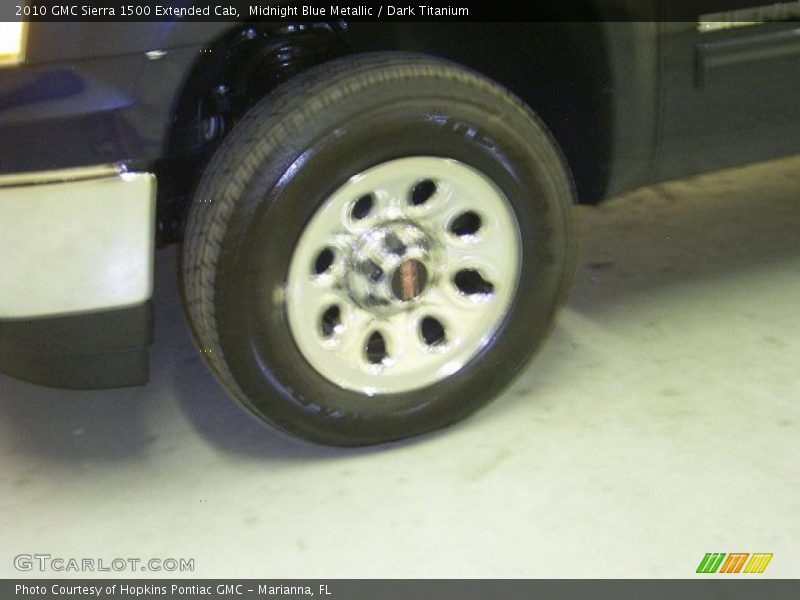 Midnight Blue Metallic / Dark Titanium 2010 GMC Sierra 1500 Extended Cab