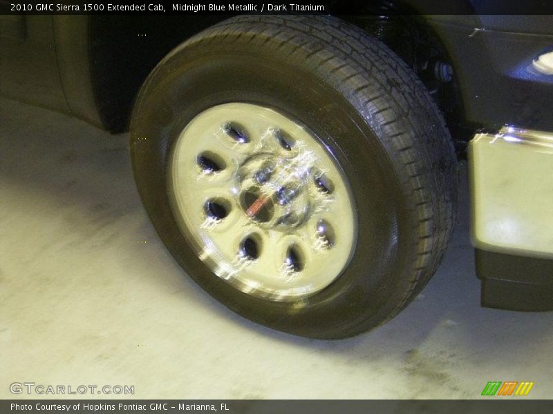 Midnight Blue Metallic / Dark Titanium 2010 GMC Sierra 1500 Extended Cab