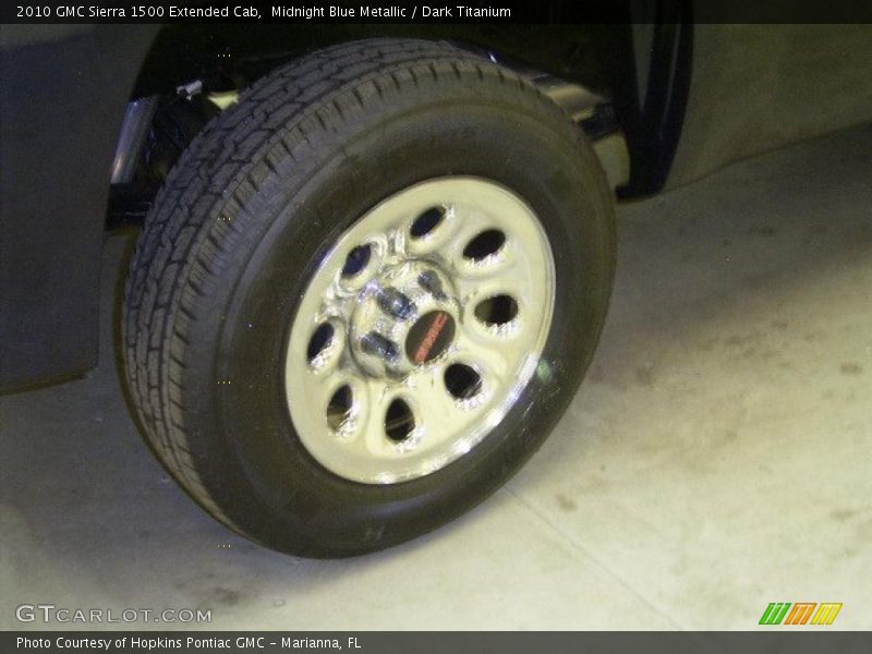 Midnight Blue Metallic / Dark Titanium 2010 GMC Sierra 1500 Extended Cab