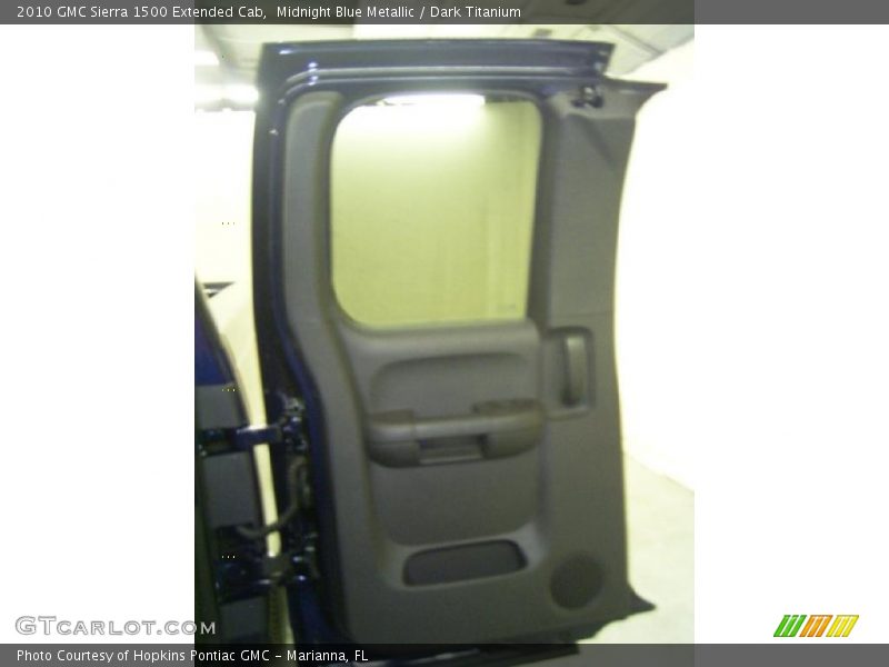 Midnight Blue Metallic / Dark Titanium 2010 GMC Sierra 1500 Extended Cab