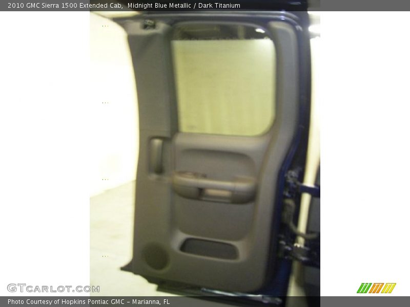 Midnight Blue Metallic / Dark Titanium 2010 GMC Sierra 1500 Extended Cab