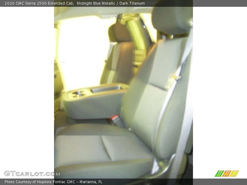 Midnight Blue Metallic / Dark Titanium 2010 GMC Sierra 1500 Extended Cab