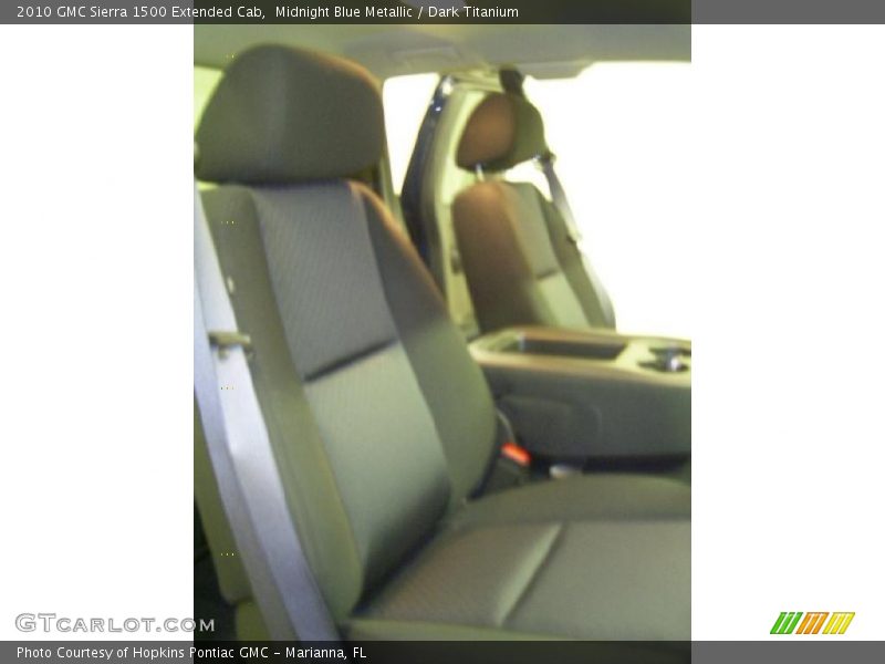 Midnight Blue Metallic / Dark Titanium 2010 GMC Sierra 1500 Extended Cab