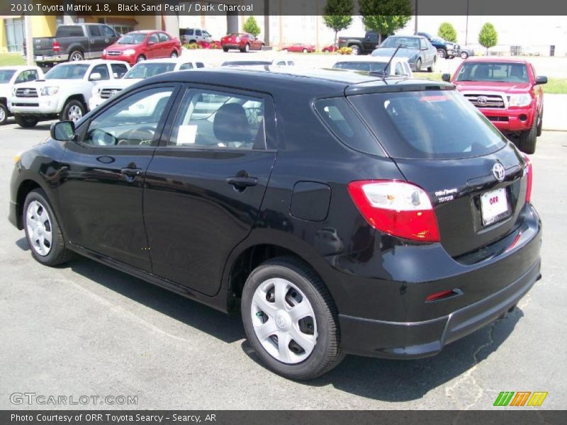 Black Sand Pearl / Dark Charcoal 2010 Toyota Matrix 1.8