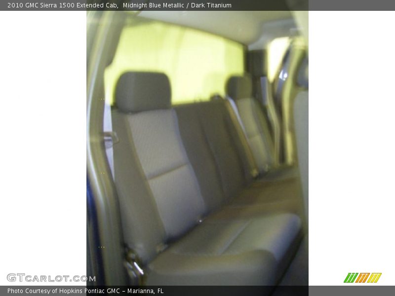 Midnight Blue Metallic / Dark Titanium 2010 GMC Sierra 1500 Extended Cab