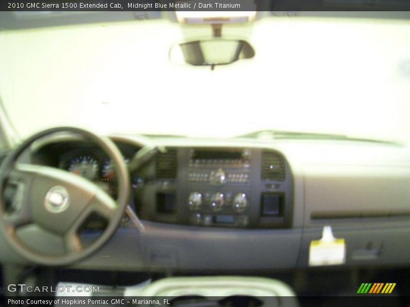 Midnight Blue Metallic / Dark Titanium 2010 GMC Sierra 1500 Extended Cab
