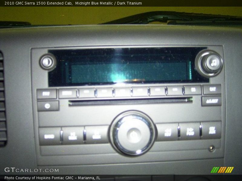 Midnight Blue Metallic / Dark Titanium 2010 GMC Sierra 1500 Extended Cab