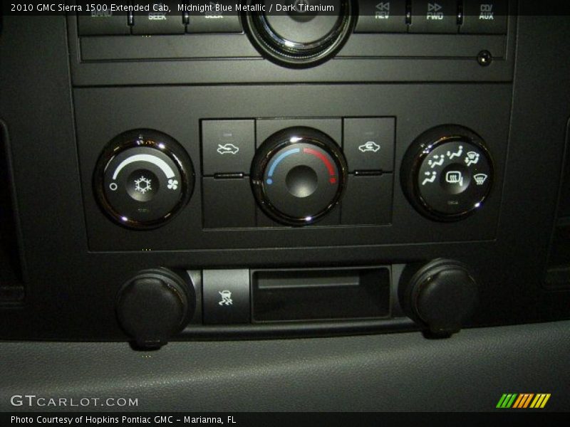 Midnight Blue Metallic / Dark Titanium 2010 GMC Sierra 1500 Extended Cab