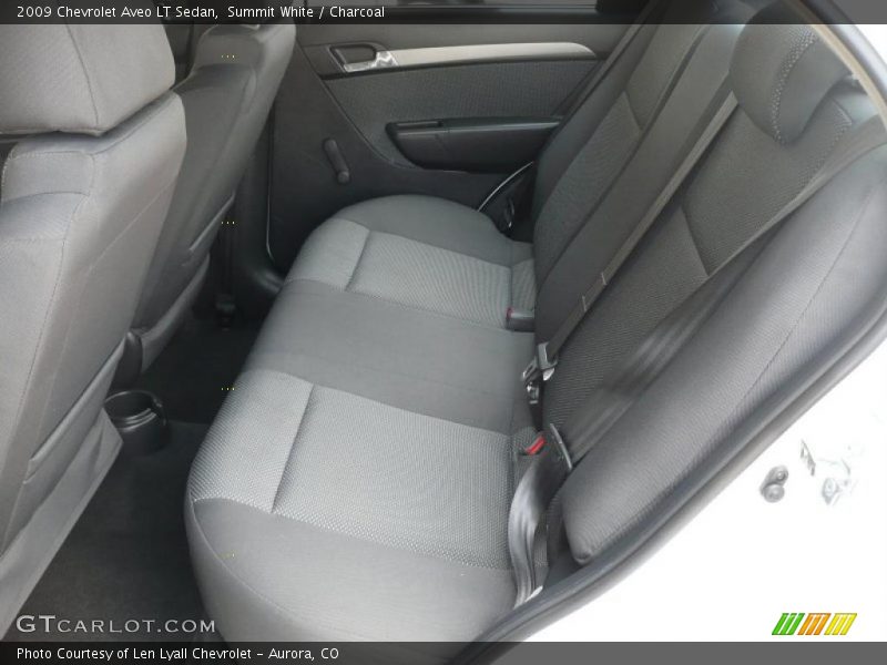 Summit White / Charcoal 2009 Chevrolet Aveo LT Sedan