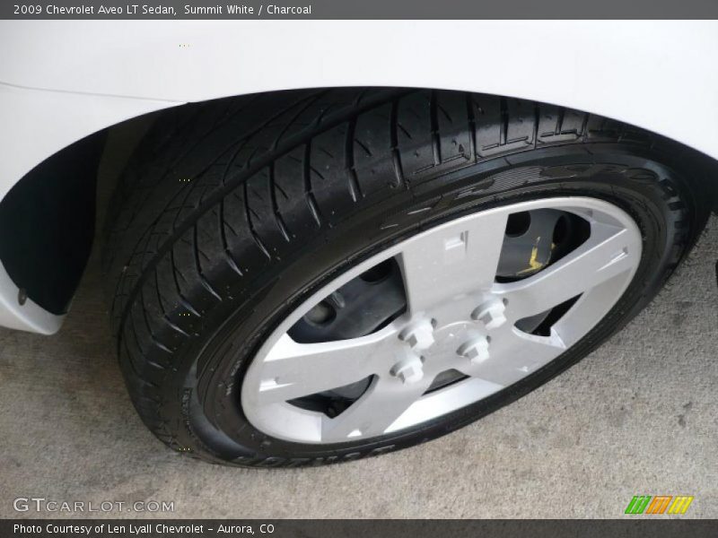 Summit White / Charcoal 2009 Chevrolet Aveo LT Sedan