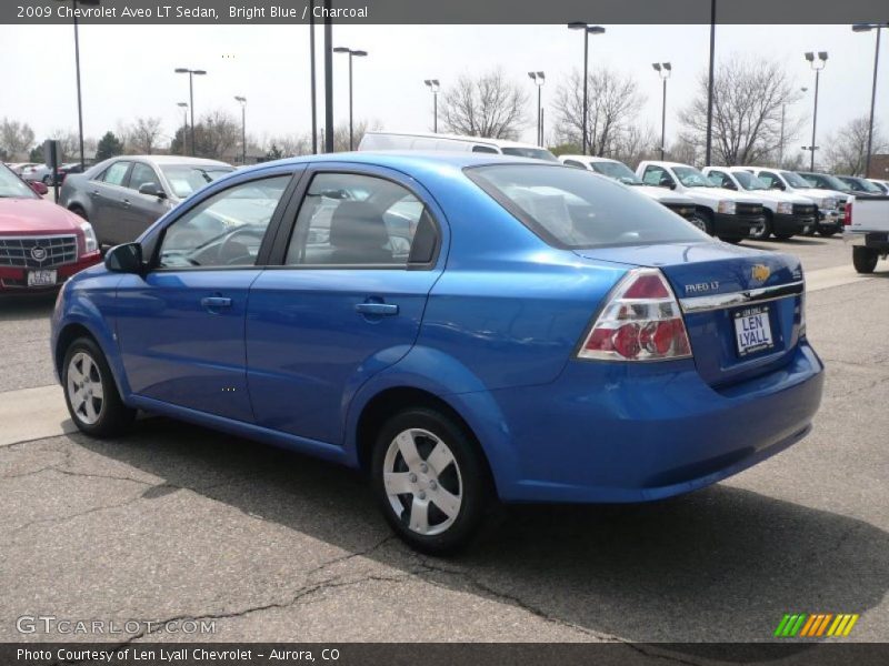 Bright Blue / Charcoal 2009 Chevrolet Aveo LT Sedan