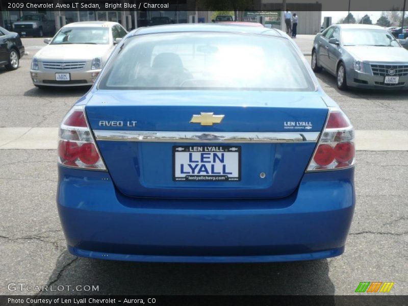 Bright Blue / Charcoal 2009 Chevrolet Aveo LT Sedan