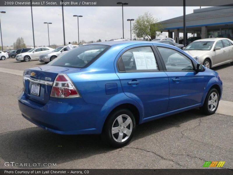 Bright Blue / Charcoal 2009 Chevrolet Aveo LT Sedan