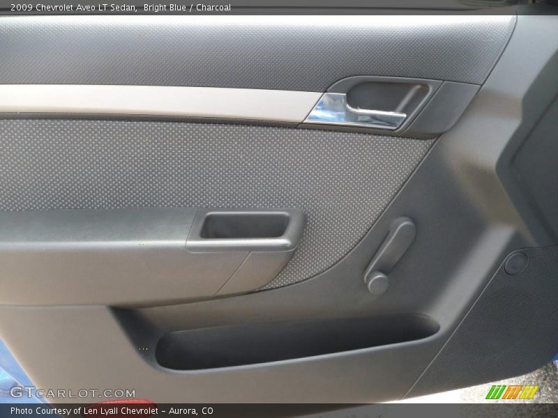 Bright Blue / Charcoal 2009 Chevrolet Aveo LT Sedan
