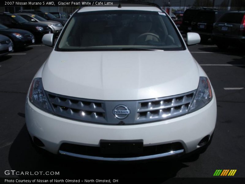 Glacier Pearl White / Cafe Latte 2007 Nissan Murano S AWD