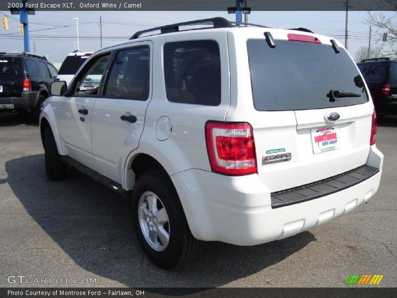 Oxford White / Camel 2009 Ford Escape XLT
