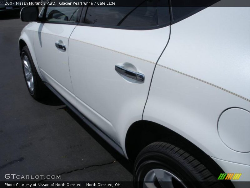 Glacier Pearl White / Cafe Latte 2007 Nissan Murano S AWD