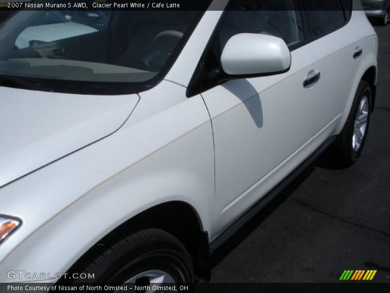 Glacier Pearl White / Cafe Latte 2007 Nissan Murano S AWD