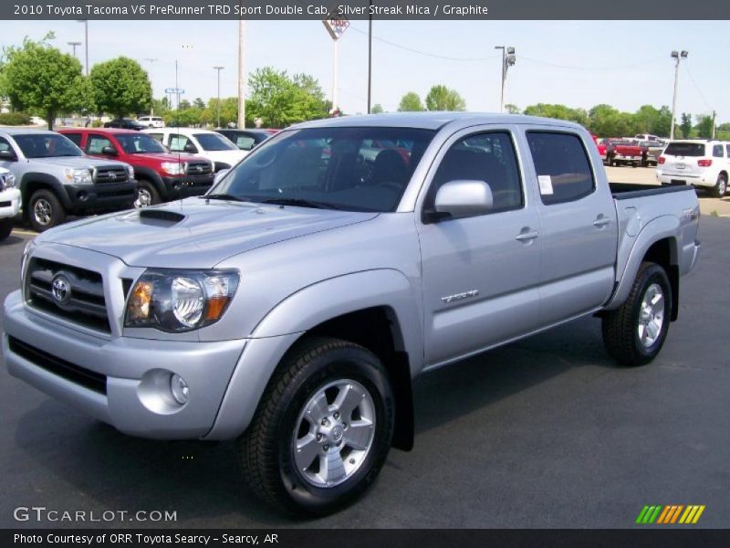 Silver Streak Mica / Graphite 2010 Toyota Tacoma V6 PreRunner TRD Sport Double Cab