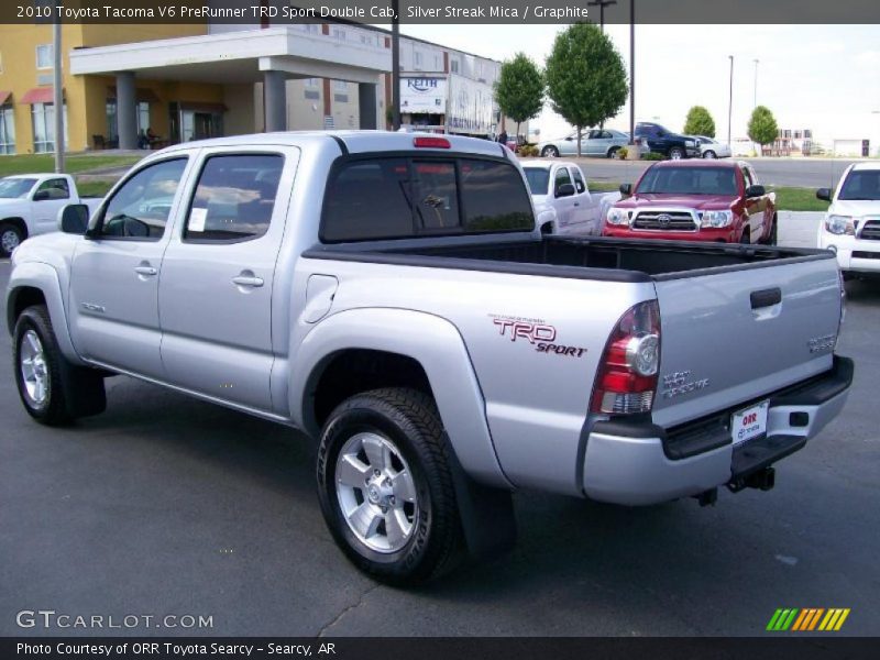 Silver Streak Mica / Graphite 2010 Toyota Tacoma V6 PreRunner TRD Sport Double Cab