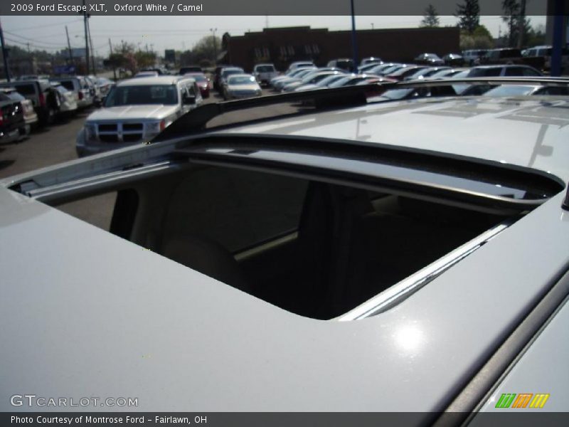 Oxford White / Camel 2009 Ford Escape XLT