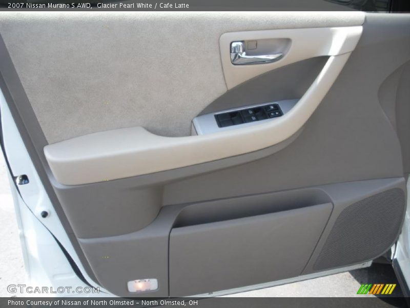 Glacier Pearl White / Cafe Latte 2007 Nissan Murano S AWD