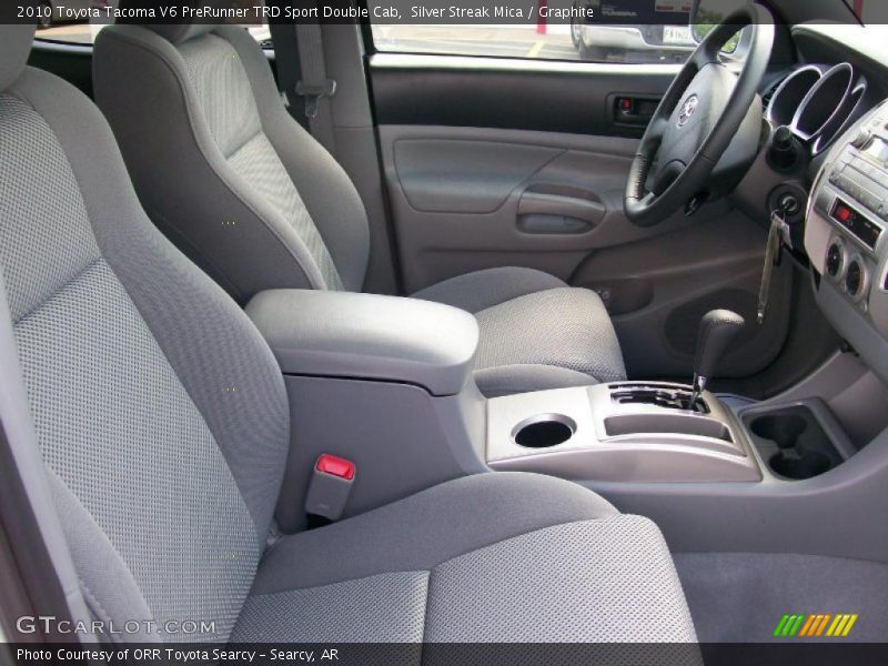 Silver Streak Mica / Graphite 2010 Toyota Tacoma V6 PreRunner TRD Sport Double Cab