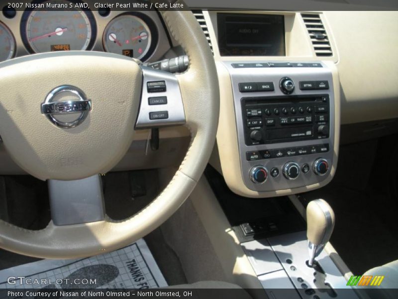 Glacier Pearl White / Cafe Latte 2007 Nissan Murano S AWD