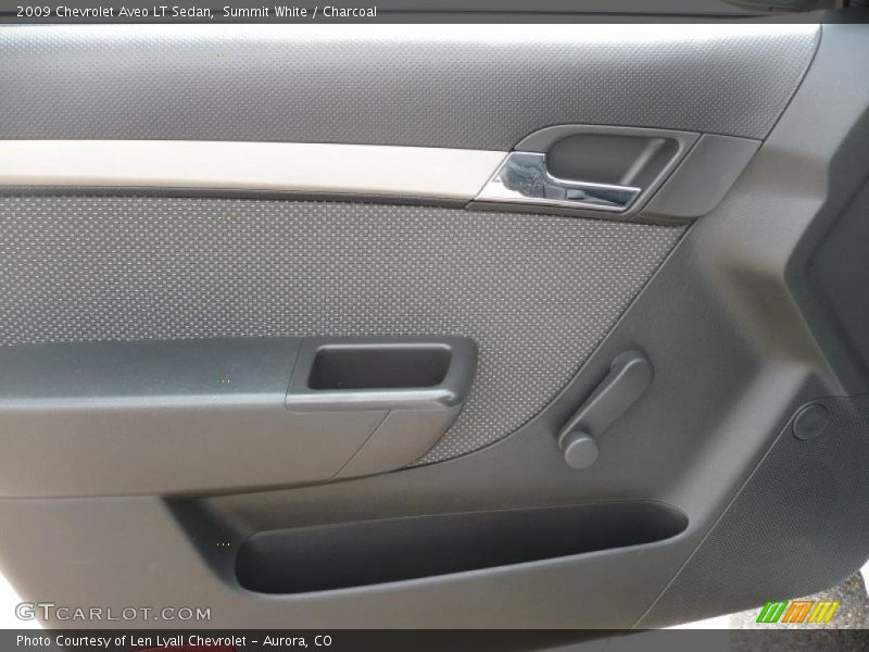 Summit White / Charcoal 2009 Chevrolet Aveo LT Sedan