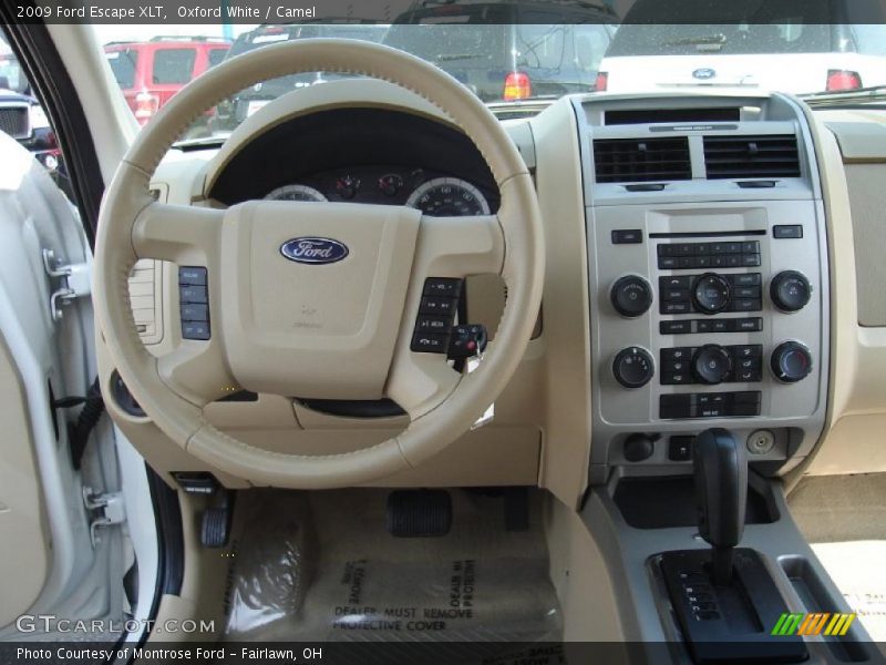 Oxford White / Camel 2009 Ford Escape XLT
