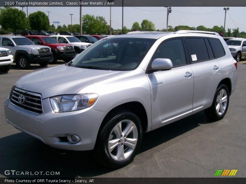 Classic Silver Metallic / Ash 2010 Toyota Highlander Limited