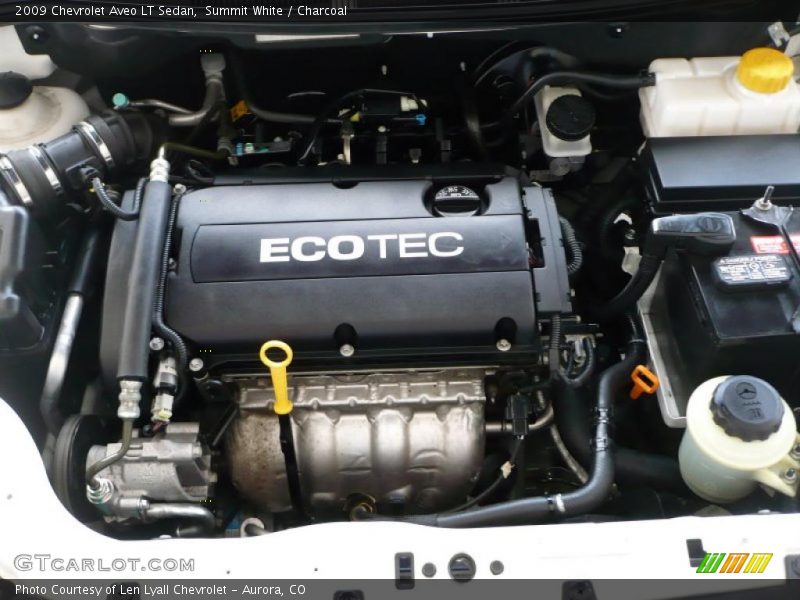 Summit White / Charcoal 2009 Chevrolet Aveo LT Sedan