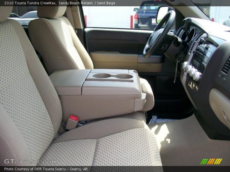 Sandy Beach Metallic / Sand Beige 2010 Toyota Tundra CrewMax