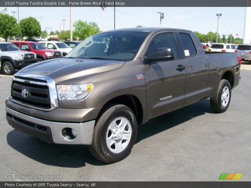 Pyrite Brown Mica / Sand Beige 2010 Toyota Tundra Double Cab