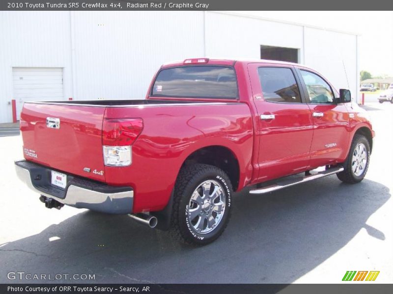 Radiant Red / Graphite Gray 2010 Toyota Tundra SR5 CrewMax 4x4