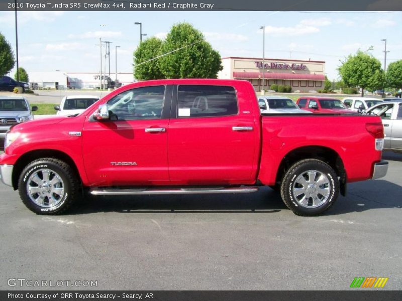 Radiant Red / Graphite Gray 2010 Toyota Tundra SR5 CrewMax 4x4
