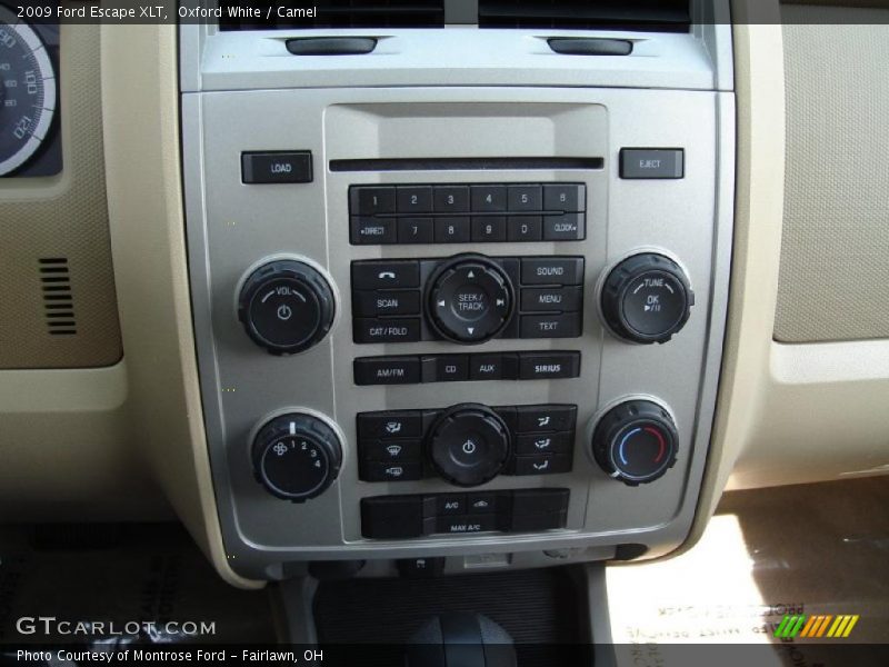 Oxford White / Camel 2009 Ford Escape XLT