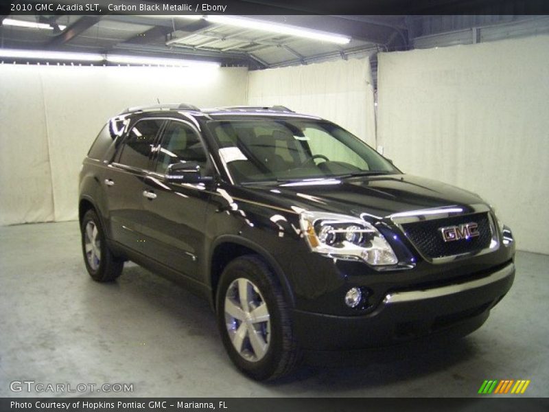 Carbon Black Metallic / Ebony 2010 GMC Acadia SLT