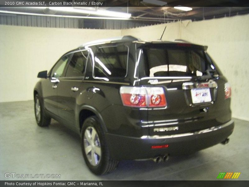 Carbon Black Metallic / Ebony 2010 GMC Acadia SLT