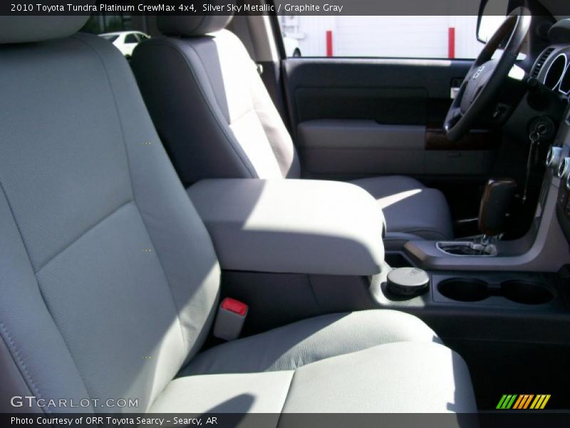 Silver Sky Metallic / Graphite Gray 2010 Toyota Tundra Platinum CrewMax 4x4