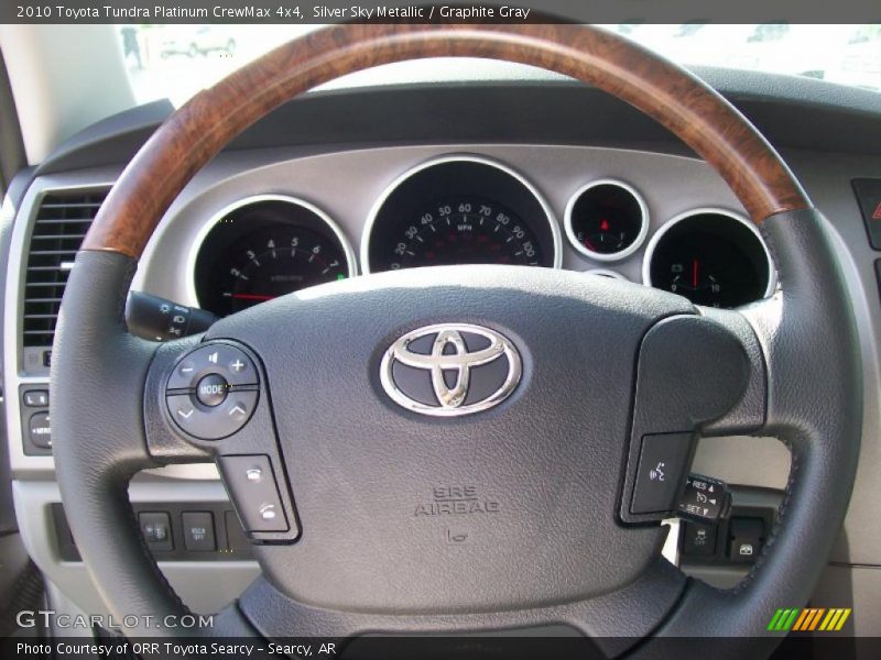 Silver Sky Metallic / Graphite Gray 2010 Toyota Tundra Platinum CrewMax 4x4