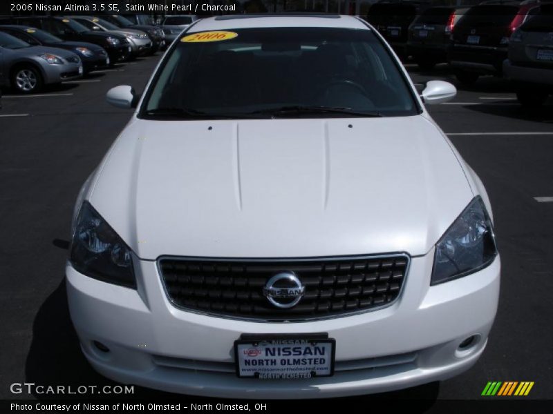 Satin White Pearl / Charcoal 2006 Nissan Altima 3.5 SE