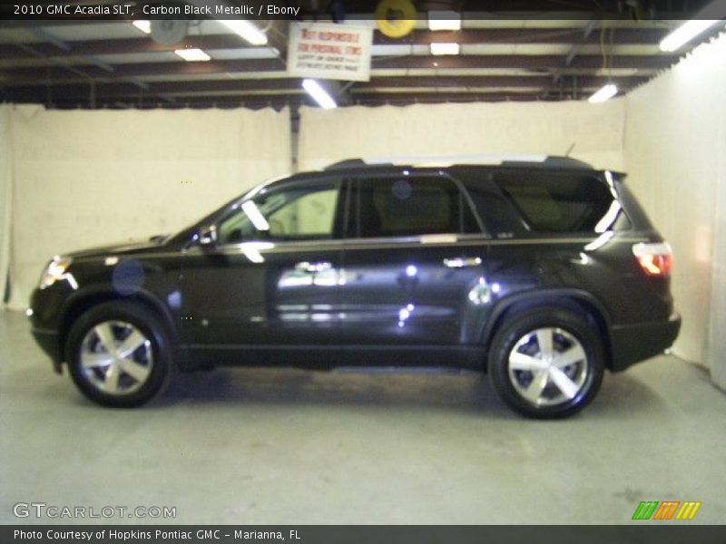 Carbon Black Metallic / Ebony 2010 GMC Acadia SLT